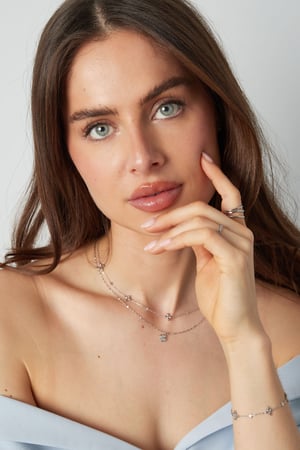 çiçek parti kolyesi h5 Resim4