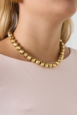 Collier de perles creuses - 12 mm h5 Image2