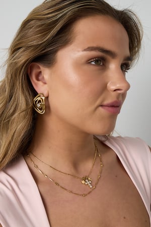 Necklace with cross and star charms h5 Picture2