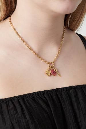 Collana fai da te a forma di cuore h5 Immagine2