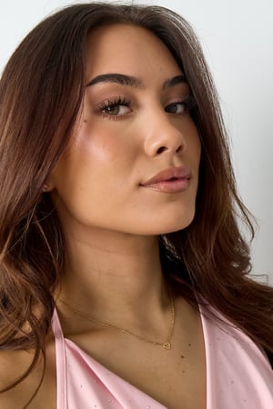 Collier minimaliste coeur ouvert Couleur or Acier inoxydable h5 Image2