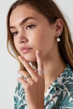 Ring different hearts - Silver Color color h5 Picture3