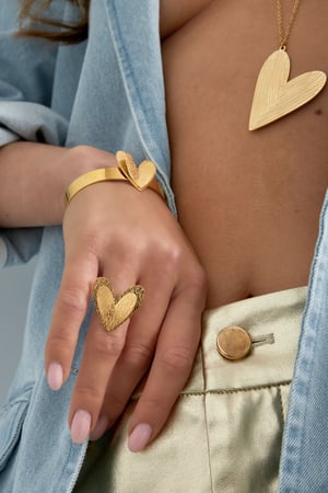 suona un cuore: colore oro h5 Immagine2