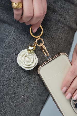 Accessory Pendant Rose - Off White h5 Picture2