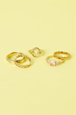 Minimalistischer Ring mit Kreis h5 Bild2