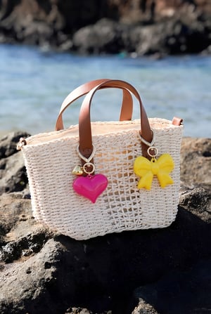 Çanta Süsleri Fiyonklu Günlük Akrilik Aksesuarlar h5 Resim2