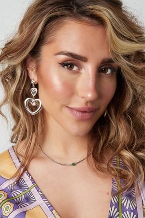 Charms para pendientes llamativos - acero inoxidable plateado h5 Imagen4