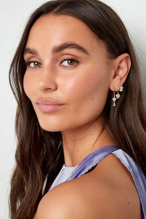 Ear party allegro - Rame rosa e argento h5 Immagine2