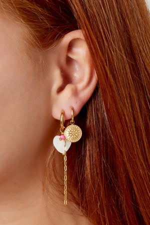 Earrings round coin - Silver Color color h5 Picture3