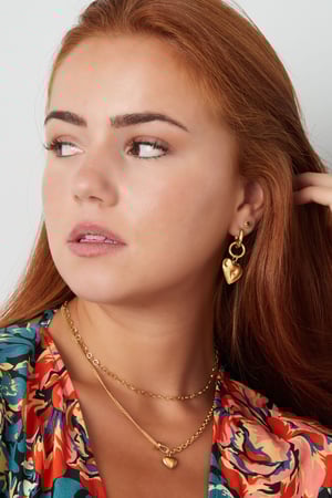 earrings with heart charm h5 Picture4