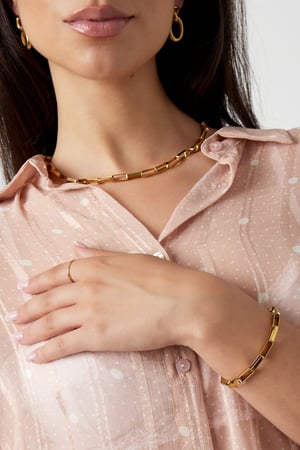 bracelet rectangular links h5 Picture2