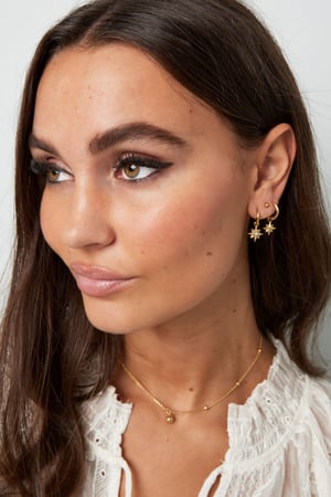 Earrings star charm - Silver Color color h5 Picture4