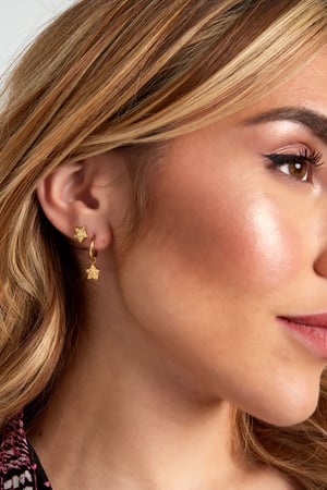 charm earrings star with stone h5 Picture2