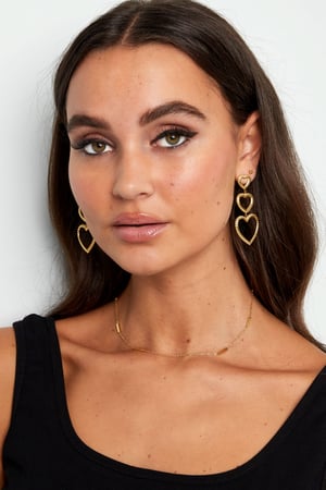 earrings 3 times graceful heart h5 Picture2