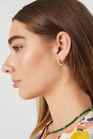 earrings aesthetic half moon small h5 Picture3