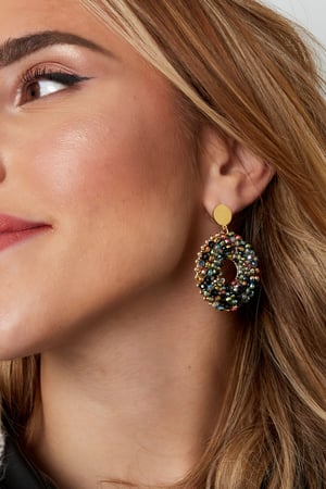Earrings beaded party donut h5 Picture3