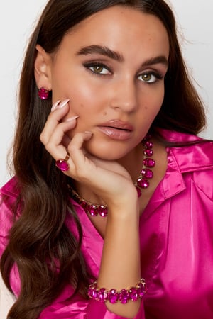 Armband große Glasperlen - multi h5 Bild2