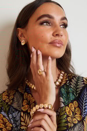 Armband große Glasperlen - multi h5 Bild3