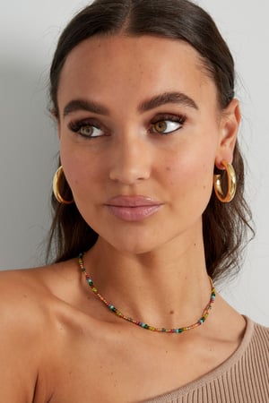 Earrings basic thick - Silver Color color h5 Picture2