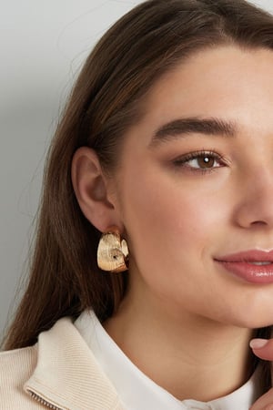 round earrings with pattern h5 Picture4