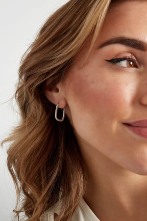 earrings ribbed elongated h5 Picture4