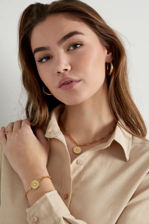 link bracelet with gold/silver detail h5 Picture2