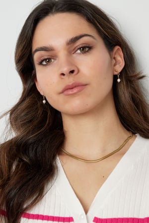 earrings clover and pearl charm h5 Picture2