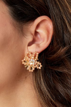 Beaded flower earrings h5 Picture3