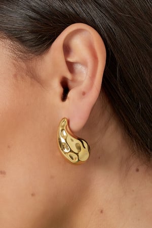 dented drop earrings h5 Picture3