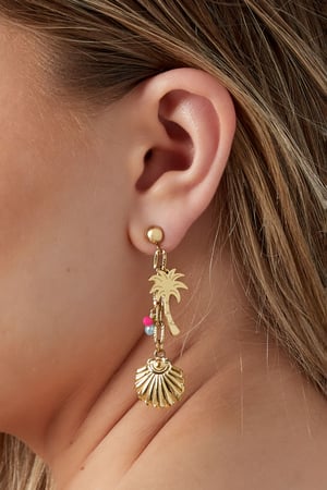 beach vibes earrings with charms h5 Picture3