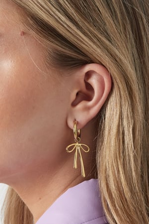 hanging bow earrings h5 Picture3