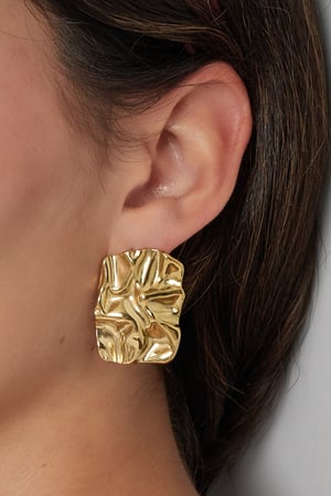 Ohrringe müssen Anmut haben – Goldfarbe - Goldfarbefarbe h5 Bild3