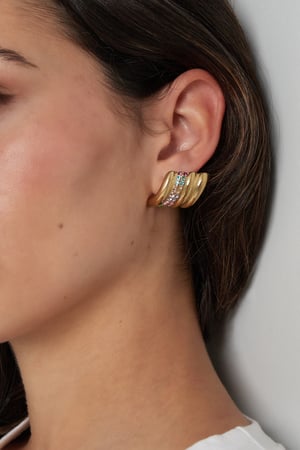 Earrings twisted times - multi h5 Picture2