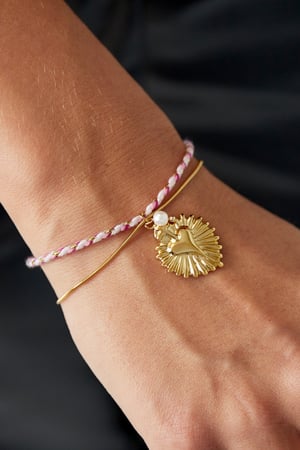love laced bracelet - pink and h5 Picture2