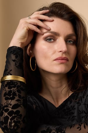 Bangle with brushed effect - 6 mm h5 Picture3