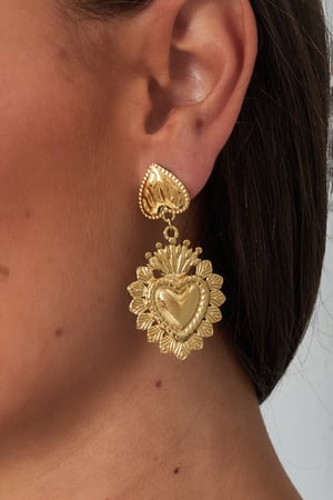 Upside down heart earrings h5 Picture2