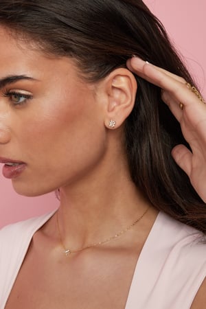 Clover stud earrings h5 Picture2