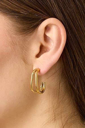 Edelstahl-Creolen aus der Casual Daily Simple Serie – Damenschmuck h5 Bild3