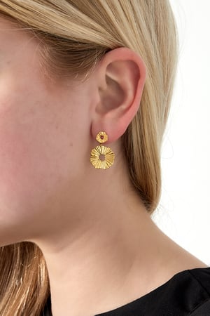 Sunburst Flower Earrings h5 Picture2