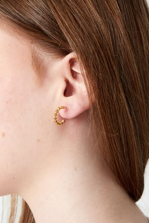 Shiny bead Clip Earrings h5 Picture2