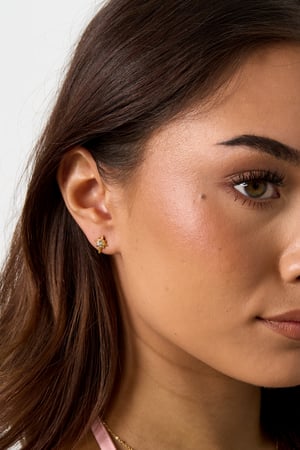 Shooting star earrings with stone detail h5 Picture2