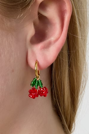 Edelstahl Tropfen Ohrringe Pflanze Casual Täglich Einfache Serie frauen schmuck h5 Bild2