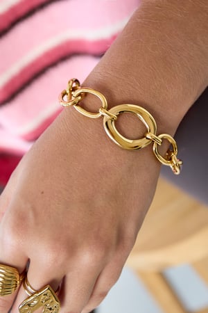 Stainless Steel Chain Bracelets Chain Casual Daily Simple Series Women's jewelry h5 Picture2