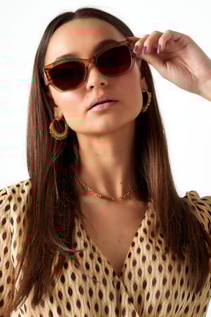 Basic-Sonnenbrille - schwarz/ombre Schwarz & Goldfarbe PC One size h5 Bild6