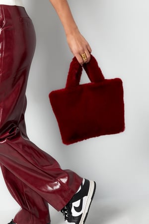 Borsa city piccola in pelliccia sintetica h5 Immagine4