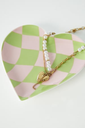 Heart jewelry tray checkered h5 Picture2