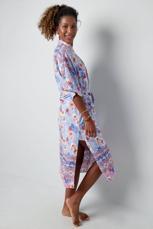 Kimono estampado floral h5 Imagen4