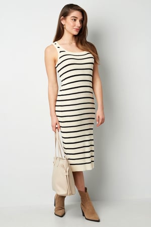Abito in maglia a strisce h5 Immagine2