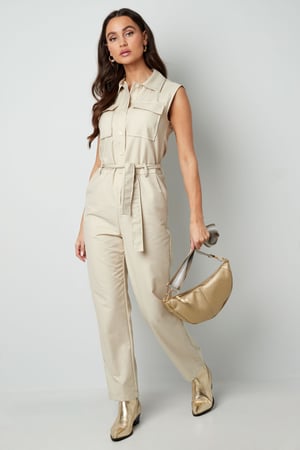 Mono sin mangas con bolsillos - blanco roto h5 Imagen7