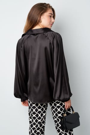 Bluse mit Puffärmeln, lila h5 Bild8